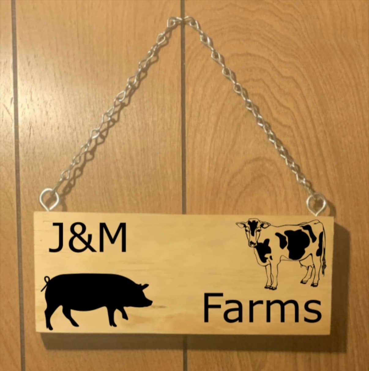 Wooden signs built by Sunrise Wood Creations